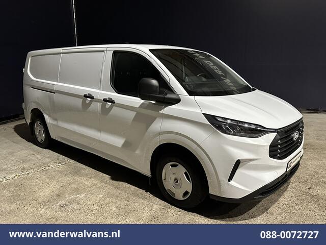 Ford TRANSIT CUSTOM 2.0 TDCI 136pk L2H1 Euro6 Airco | Camera | LED | Cruisecontrol | Verwarmde voorruit Parkeersensoren, Bijrijdersbank, 2800kg trekvermogen