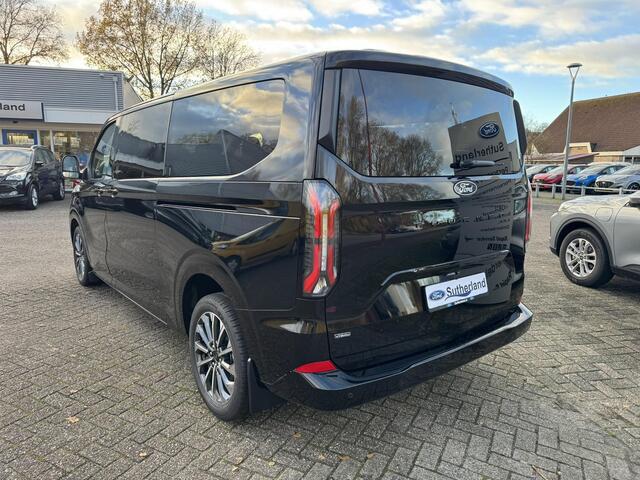 Ford TRANSIT CUSTOM Tourneo 340 2.5 PHEV L2H1 Titanium X 233pk | Incl. BTW/BPM Rijklaar | Handsfree elektrische dubbele zijschuifdeuren | Inklapbare trekhaak | Tourneo Luxury Pack | Verwarmbaar stuurwiel