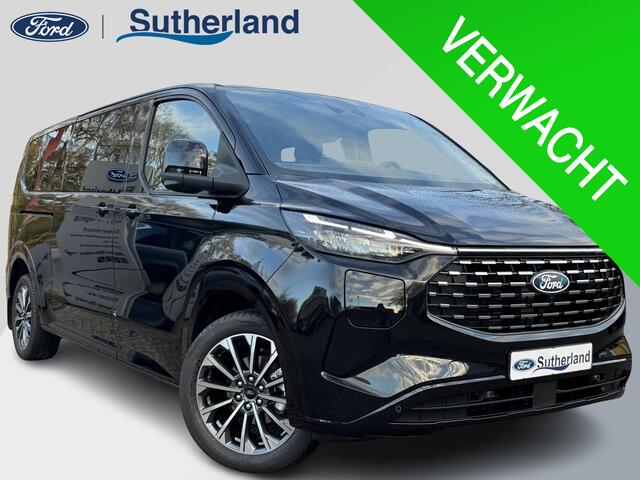 Ford TRANSIT CUSTOM Tourneo 340 2.5 PHEV L2H1 Titanium X 233pk | Incl. BTW/BPM Rijklaar | Handsfree elektrische dubbele zijschuifdeuren | Inklapbare trekhaak | Tourneo Luxury Pack | Verwarmbaar stuurwiel