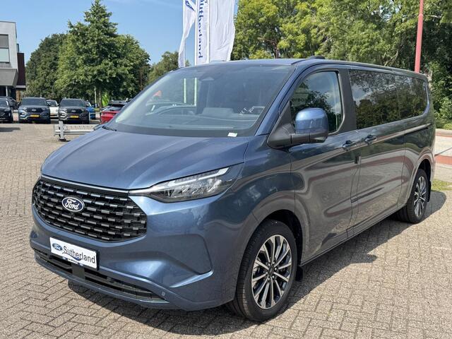 Ford TRANSIT CUSTOM Tourneo 340 2.5 PHEV L2H1 Titanium X 233pk | Incl. BTW/BPM Rijklaar | Handsfree elektrische dubbele zijschuifdeuren | Inklapbare trekhaak | Tourneo Luxury Pack | Verwarmbaar stuurwiel