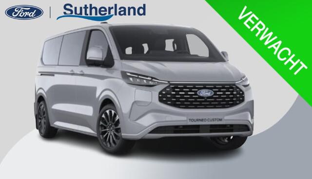Ford TRANSIT CUSTOM Tourneo 340 2.5 PHEV L2H1 Titanium X | 233pk | Incl. BTW/BPM Rijklaar | Handsfree elektrische dubbele zijschuifdeuren | Inklapbare trekhaak | Tourneo Luxury Pack | Verwarmbaar stuurwiel