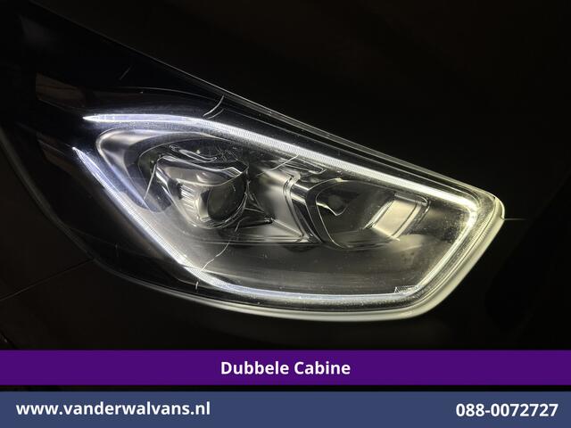 Ford TRANSIT CUSTOM 2.0 TDCI 131pk L2H1 Dubbele Cabine Euro6 Airco | 6-Zits | Navigatie | LED | Apple Carplay | Cruisecontrol Android Auto, Parkeersensoren, Stoelverwarming, Verwarmde voorruit, 2800kg trekvermogen