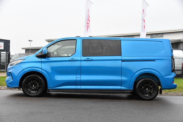 Ford TRANSIT CUSTOM 300 2.0 TDCI L2H1 Limited DC PB Edition Virtual, Cruise, Carplay, 2 x Schuifdeur, LED, 136pk, Automaat, Stuurverwarming, Stoelverwarming, Uniek!