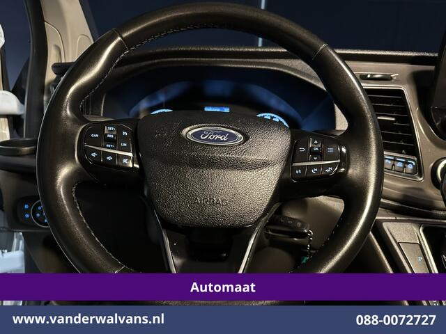 Ford TRANSIT CUSTOM 2.0 TDCI 131pk Automaat L2H1 Euro6 Airco | Camera | Cruisecontrol | Apple Carplay Android auto, Parkeersensoren, verwarmde voorruit, LED, Bijrijdersbank, Trekhaak