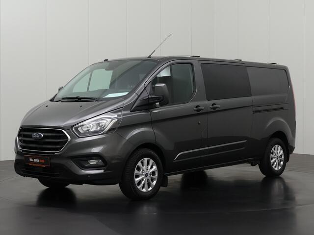 Ford TRANSIT CUSTOM 2.0TDI 130PK Lang Dubbele Cabine Limited | 2xSchuifdeur | 6-Persoons | Airco | Cruise | Dakdraagsysteem