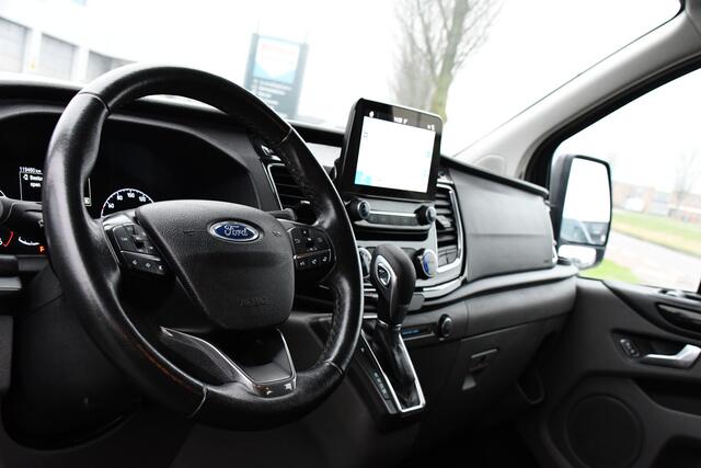 Ford TRANSIT CUSTOM 300 2.0 TDCI L1H1 Limited DC Raptor Edition Camera, Cruise, Carplay, 2 x Schuifdeur, LED, Stoelverwarming, 130pk, Automaat, Uniek!
