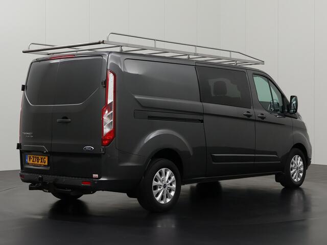 Ford TRANSIT CUSTOM 2.0TDCI 130PK Automaat Lang Limited Dubbele Cabine | Navigatie | Camera | Imperiaal | Trekhaak