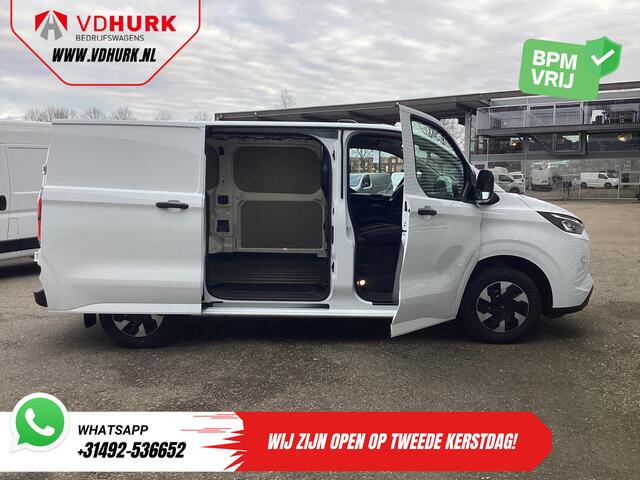 Ford TRANSIT CUSTOM E-Transit 320 Trend 65 kWh 330 km WLTP LED/ Snellader/ 2.3t Trekverm./ Stoelverw./ Carplay/ Climate/ Camera/ PDC/ Cruise