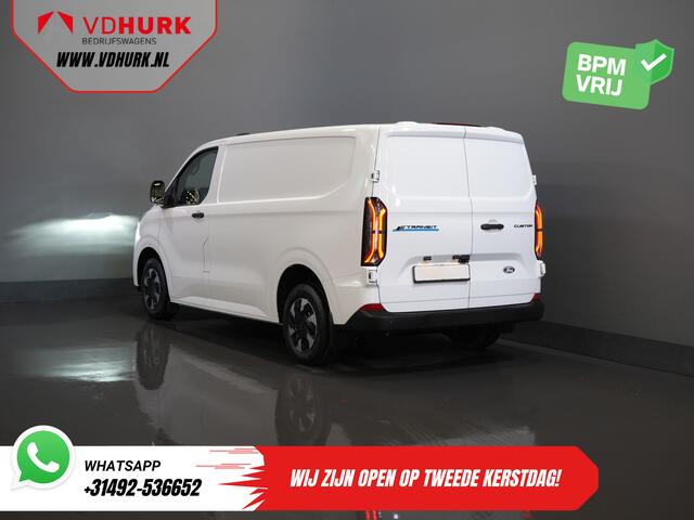 Ford TRANSIT CUSTOM E-Transit 320 Trend 65 kWh 330 km WLTP LED/ Snellader/ 2.3t Trekverm./ Stoelverw./ Carplay/ Climate/ Camera/ PDC/ Cruise