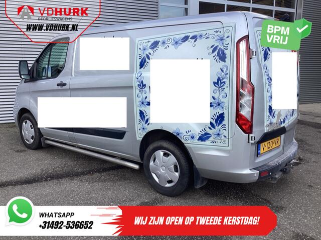 Ford TRANSIT CUSTOM 2.0 TDCI EXPORT NL Auto/ 3 Pers./ Airco/ Cruise/ Sidebars/ PDC/ Trekhaak
