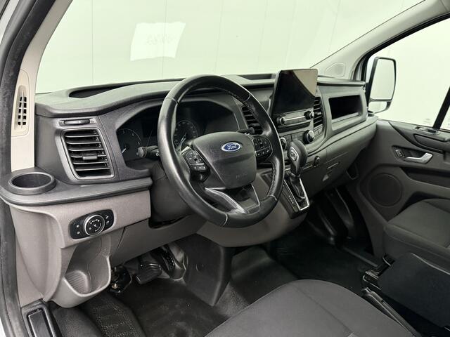 Ford TRANSIT CUSTOM 2.0TDCi 130PK Automaat | Imperiaal | Gatelocks | Navigatie | Camera | Airco | Cruise | 3-Persoons | Betimmering