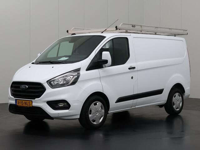 Ford TRANSIT CUSTOM 2.0TDCi 130PK Automaat | Imperiaal | Gatelocks | Navigatie | Camera | Airco | Cruise | 3-Persoons | Betimmering