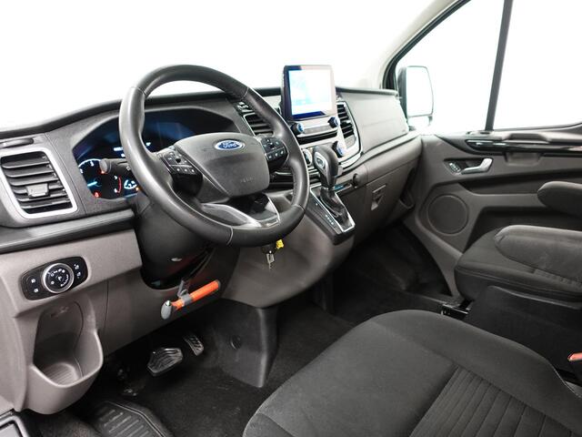 Ford TRANSIT CUSTOM 130pk Automaat L2H1 Limited Raptor Edition Dubbele Cabine | 2x Schuifdeur | Navigatie | Airco | Cruise control | Trekhaak | Parkeersensoren
