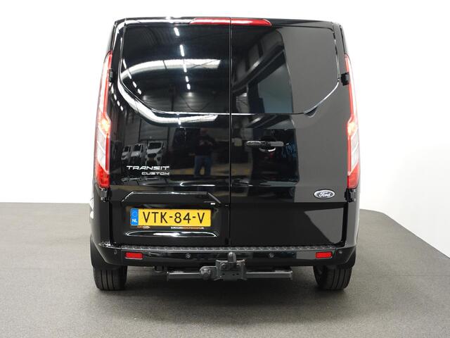 Ford TRANSIT CUSTOM 130pk Automaat L2H1 Limited Raptor Edition Dubbele Cabine | 2x Schuifdeur | Navigatie | Airco | Cruise control | Trekhaak | Parkeersensoren