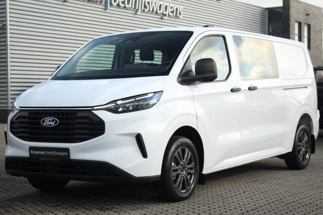 Ford TRANSIT CUSTOM E-Transit 320 L2H1 Trend 71 kWh 218pk DC Automaat | Trekgewicht 2300kg | L+R Zijdeur | Keyless | Carplay/Android | Stoel+Stuurvwer. | Lease 699,- p/m