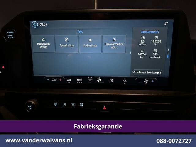 Ford TRANSIT CUSTOM 2.0 TDCI 136pk L2H1 Fabrieksgarantie Euro6 Airco | Camera | Apple Carplay | Cruisecontrol | LED Android Auto, Parkeersensoren, Verwarmde voorruit, Bijrijdersbank