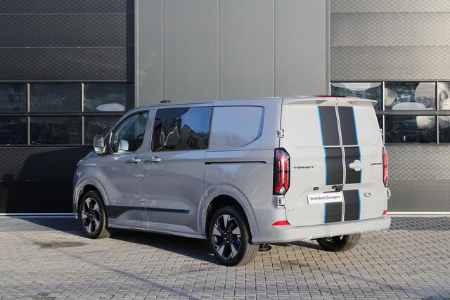 Ford TRANSIT CUSTOM 320 2.5 PHEV L1H1 Sport DC 232pk - 2x Schuif - 360 Camera - ACC - Keyless - Stoel/Stuurverwarming - Blindspot - Incl BPM - Rijklaar