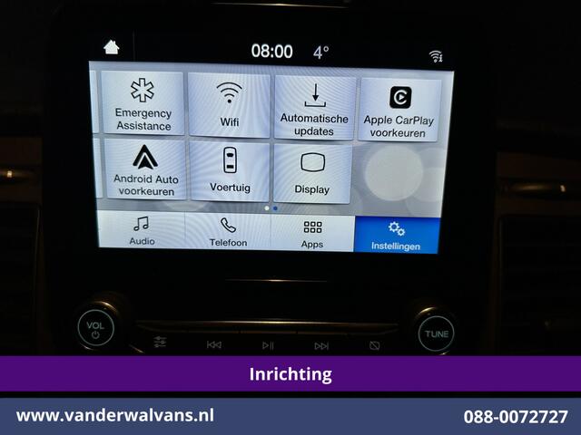 Ford TRANSIT CUSTOM 2.0 TDCI 130pk L2H1 Inrichting Euro6 Airco | Camera | Apple Carplay | LED | 2800kg Trekhaak | Cruisecontrol Android Auto, Stoelverwarming, Verwarmde voorruit, Parkeersensoren, Bijrijdersbank, Achterklep