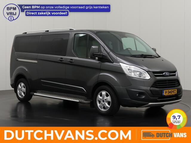 Ford TRANSIT CUSTOM 2.0TDCI 170PK Lang Limited Dubbele Cabine | Leder | Camera | Airco | Cruise | Trekhaak