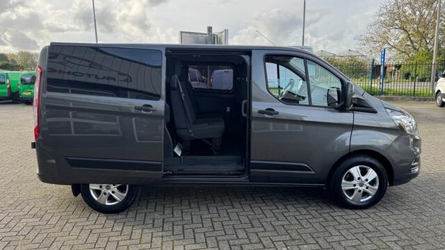 Ford TRANSIT CUSTOM 2.0 TDCI 96KW 131PK DC DUBBELE CABINE AUTOMAAT EURO 6 AIRCO/ NAVIGATIE CAMERA/ 100% DEALERONDERHOUDEN