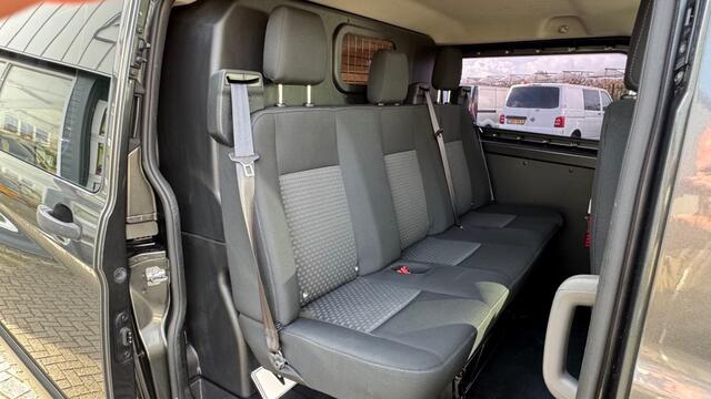Ford TRANSIT CUSTOM 2.0 TDCI 96KW 131PK DC DUBBELE CABINE AUTOMAAT EURO 6 AIRCO/ NAVIGATIE CAMERA/ 100% DEALERONDERHOUDEN