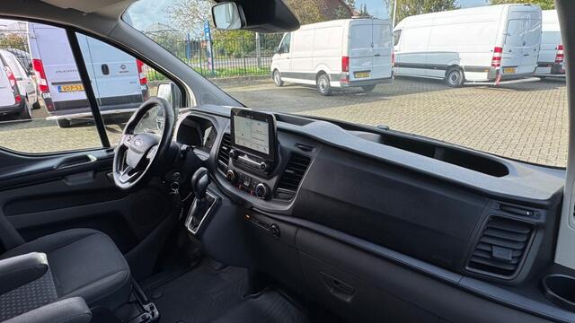 Ford TRANSIT CUSTOM 2.0 TDCI 96KW 131PK DC DUBBELE CABINE AUTOMAAT EURO 6 AIRCO/ NAVIGATIE CAMERA/ 100% DEALERONDERHOUDEN