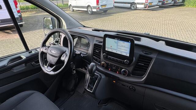 Ford TRANSIT CUSTOM 2.0 TDCI 96KW 131PK DC DUBBELE CABINE AUTOMAAT EURO 6 AIRCO/ NAVIGATIE CAMERA/ 100% DEALERONDERHOUDEN