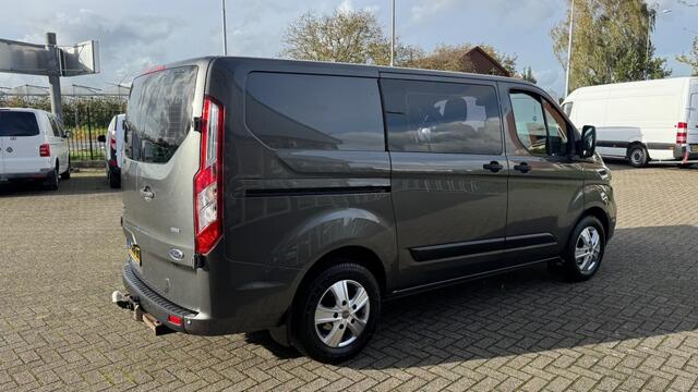 Ford TRANSIT CUSTOM 2.0 TDCI 96KW 131PK DC DUBBELE CABINE AUTOMAAT EURO 6 AIRCO/ NAVIGATIE CAMERA/ 100% DEALERONDERHOUDEN