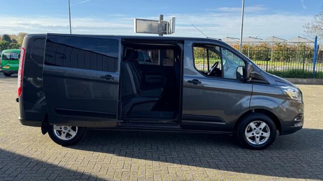 Ford TRANSIT CUSTOM 2.0 TDCI 96KW 131PK DC DUBBELE CABINE L2H1 EURO 6 AIRCO/ CRUISE CONTROL/ NAVI/ CAMEREA/ 100% DEALERONDERHOUDEN