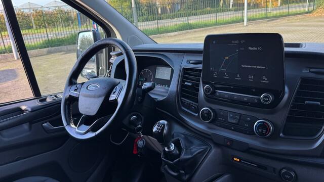 Ford TRANSIT CUSTOM 2.0 TDCI 96KW 131PK DC DUBBELE CABINE L2H1 EURO 6 AIRCO/ CRUISE CONTROL/ NAVI/ CAMEREA/ 100% DEALERONDERHOUDEN