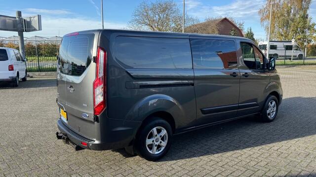 Ford TRANSIT CUSTOM 2.0 TDCI 96KW 131PK DC DUBBELE CABINE L2H1 EURO 6 AIRCO/ CRUISE CONTROL/ NAVI/ CAMEREA/ 100% DEALERONDERHOUDEN