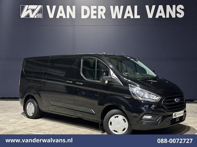 Ford TRANSIT CUSTOM 2.0 TDCI 131pk L2H1 Euro6 Airco | Navigatie | Apple Carplay | LED | Cruisecontrol | 2800kg Trekhaak Android Auto, Parkeersensoren, Bijrijdersbank
