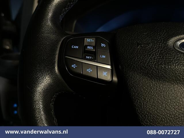 Ford TRANSIT CUSTOM 2.0 TDCI 131pk L2H1 Euro6 Airco | Navigatie | Apple Carplay | LED | Cruisecontrol | 2800kg Trekhaak Android Auto, Parkeersensoren, Bijrijdersbank