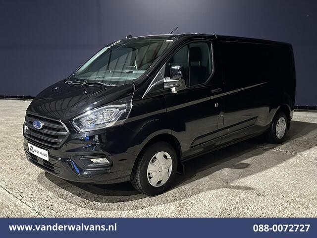 Ford TRANSIT CUSTOM 2.0 TDCI 131pk L2H1 Euro6 Airco | Navigatie | Apple Carplay | LED | Cruisecontrol | 2800kg Trekhaak Android Auto, Parkeersensoren, Bijrijdersbank
