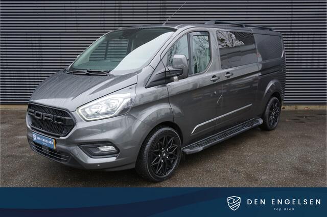 Ford TRANSIT CUSTOM 320 Automaat 131pk L2 Limited Dubbele cabine 2x Schuifdeur Navi Camera Raptor Cruise control 18" Velgen