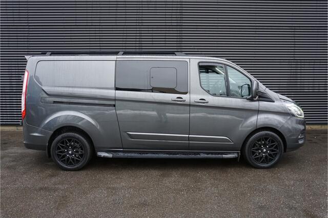 Ford TRANSIT CUSTOM 320 Automaat 131pk L2 Limited Dubbele cabine 2x Schuifdeur Navi Camera Raptor Cruise control 18" Velgen