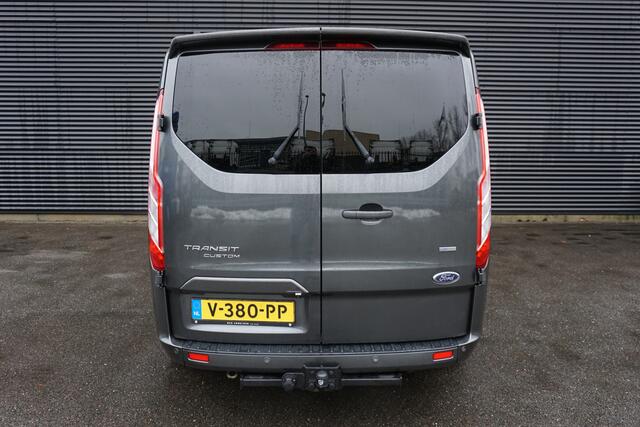 Ford TRANSIT CUSTOM 320 Automaat 131pk L2 Limited Dubbele cabine 2x Schuifdeur Navi Camera Raptor Cruise control 18" Velgen