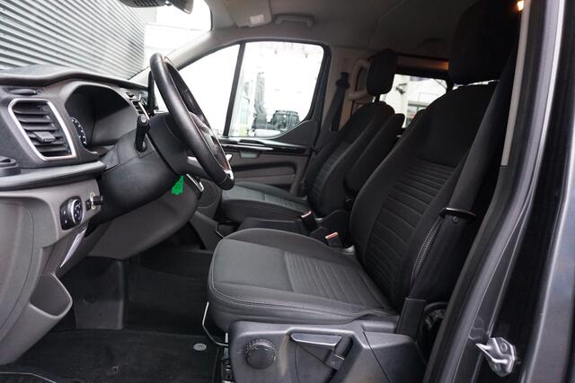 Ford TRANSIT CUSTOM 320 Automaat 131pk L2 Limited Dubbele cabine 2x Schuifdeur Navi Camera Raptor Cruise control 18" Velgen