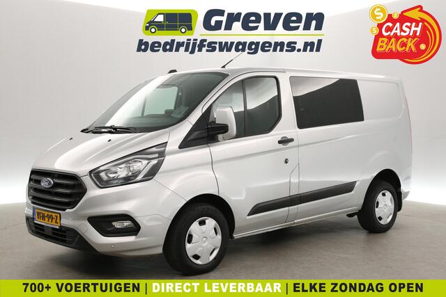 Ford TRANSIT CUSTOM 2.0 TDCI L1H1 | Euro6 | MARGE | DC | 6-Zits | Airco | Cruise | Carplay | Navi | Trekh. | Parkeersens.