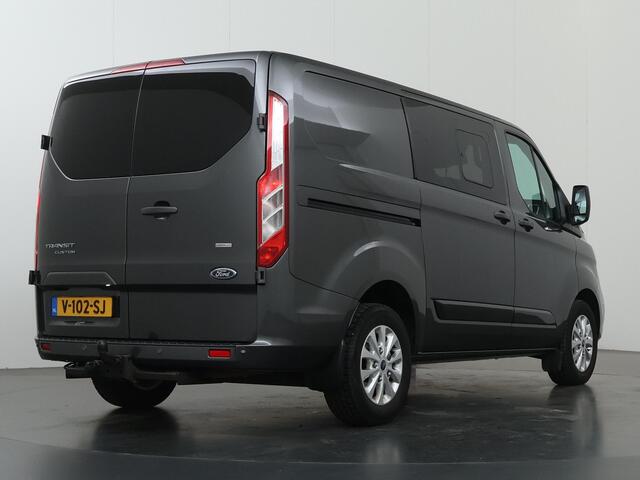 Ford TRANSIT CUSTOM 280 2.0 TDCI | L1 H1 | Limited | Dubbele Cabine | Schuifdeur L+R | LM Velgen | 5-zits | 1e Eigenaar | Stoelverwarming | Trekhaak | Navigatie | Parkeercamera