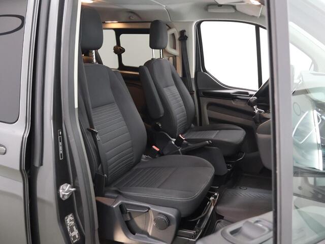Ford TRANSIT CUSTOM 280 2.0 TDCI | L1 H1 | Limited | Dubbele Cabine | Schuifdeur L+R | LM Velgen | 5-zits | 1e Eigenaar | Stoelverwarming | Trekhaak | Navigatie | Parkeercamera