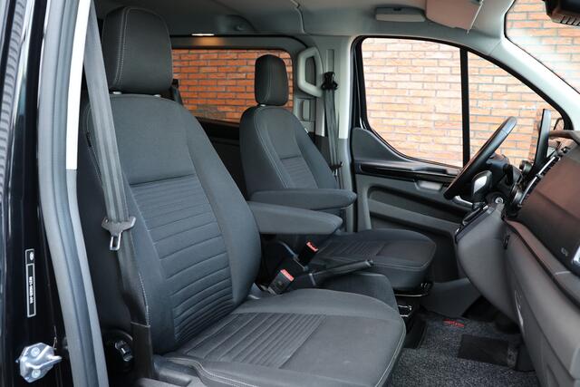 Ford TRANSIT CUSTOM 300 2.0 TDCI L2H1 Limited DC | Dubbel Cabine | CarPlay | Camera | Navigatie | L+R Schuifdeur | Stoelverwarming | DAB | PDC V+A | MF Stuur | 5-Zitter | Nieuwe APK | Dealer onderhouden | NAP Logisch | NL Auto