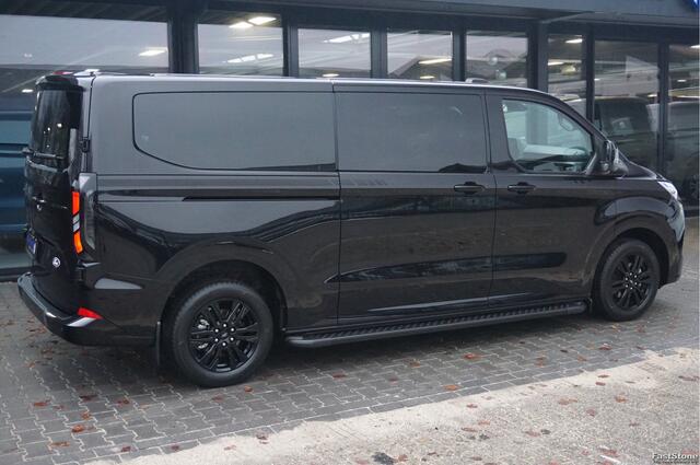 Ford TRANSIT CUSTOM 320L 2.5 PHEV Hybride 233PK DC Black Platinum PRIJS INCL. BPM !! Navi, 360° Cam, 17" LM, LED, Leder Interieur!! NR. HYB005