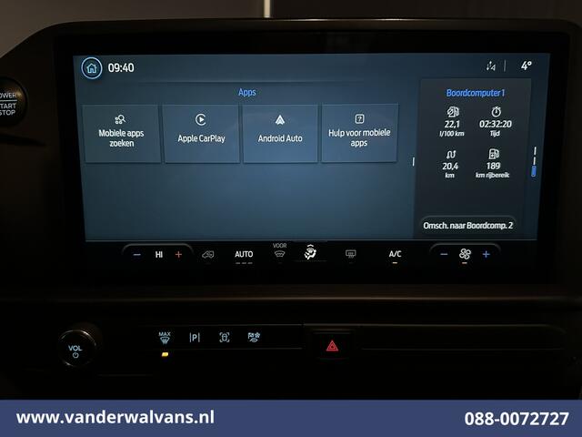 Ford TRANSIT CUSTOM 2.0 TDCI 136pk L1H1 Euro6 Airco | Camera | LED | Apple Carplay | Cruisecontrol Android Auto, Verwarmde voorruit, Parkeersensoren, Bijrijdersbank