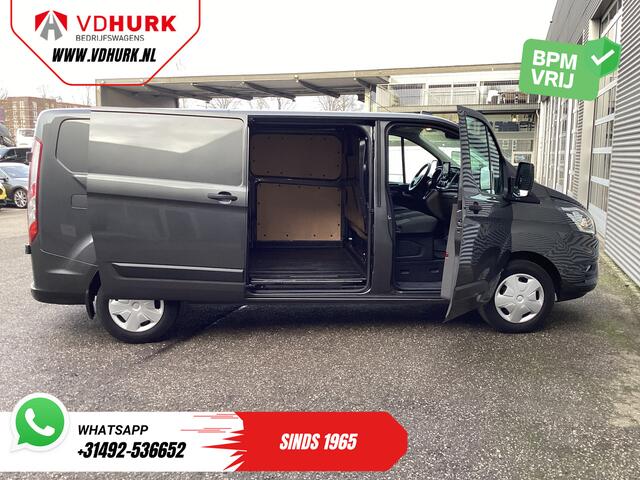 Ford TRANSIT CUSTOM 320 2.0 TDCI 130 pk Aut. L2 Trend Weinig Km/ Carplay/ Cruise/ Airco/ Camera/ PDC V+A/ Trekhaak