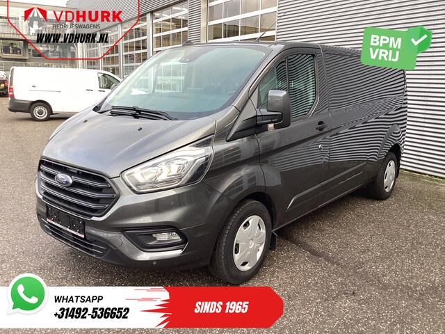 Ford TRANSIT CUSTOM 320 2.0 TDCI 130 pk Aut. L2 Trend Weinig Km/ Carplay/ Cruise/ Airco/ Camera/ PDC V+A/ Trekhaak