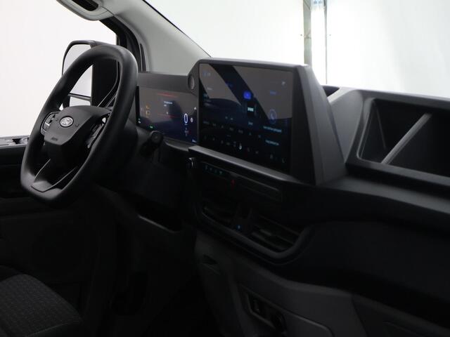 Ford TRANSIT CUSTOM E-Transit 320 | L1 H1 | TREND | 65 kWh | 328 KM RANGE | CLIMATE CONTROL | CARPLAY / ANDROID AUTO | STOELVERWARMING | SPIEGEL VERWARMING | ACHTERUITRIJCAMERA | VOORRUITVERWARMING | LAADRUIMTE PAKKET | VOORBEREIDING 2300 KG TREKHAAK