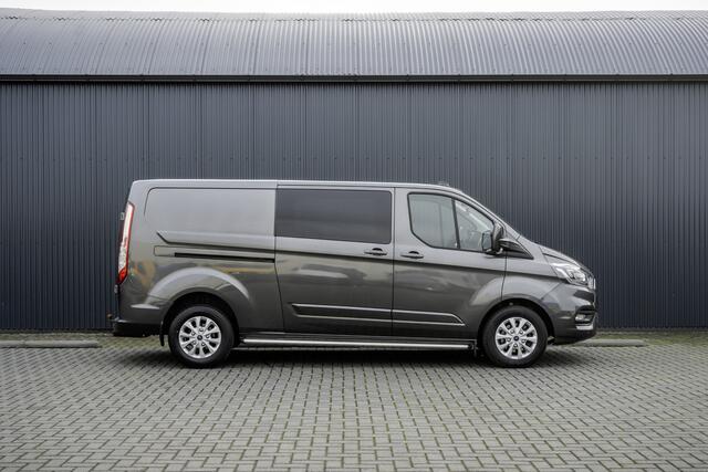 Ford TRANSIT CUSTOM 2.0 TDCI L2H1 Limited DC | 170 PK | 5-Zits | Automaat | CarPlay | Navi | Camera | Zijschuifdeur R + L | LED | Cruise