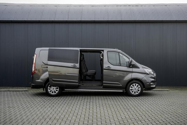 Ford TRANSIT CUSTOM 2.0 TDCI L2H1 Limited DC | 170 PK | 5-Zits | Automaat | CarPlay | Navi | Camera | Zijschuifdeur R + L | LED | Cruise