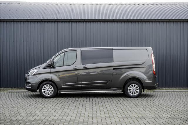 Ford TRANSIT CUSTOM 2.0 TDCI L2H1 Limited DC | 170 PK | 5-Zits | Automaat | CarPlay | Navi | Camera | Zijschuifdeur R + L | LED | Cruise